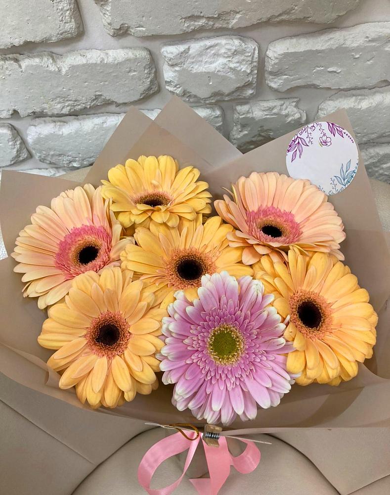 Букет цветов из: Герберы в Звенигороде