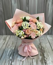 Букет цветов из:  Гвоздики, Розы и Хризантемы #REPLACE_PRED# Звенигороде